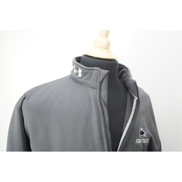 Penn State Nittany Lions Under Armour Gray Quarter Zip Pullover Sz M - Picture 3 of 5